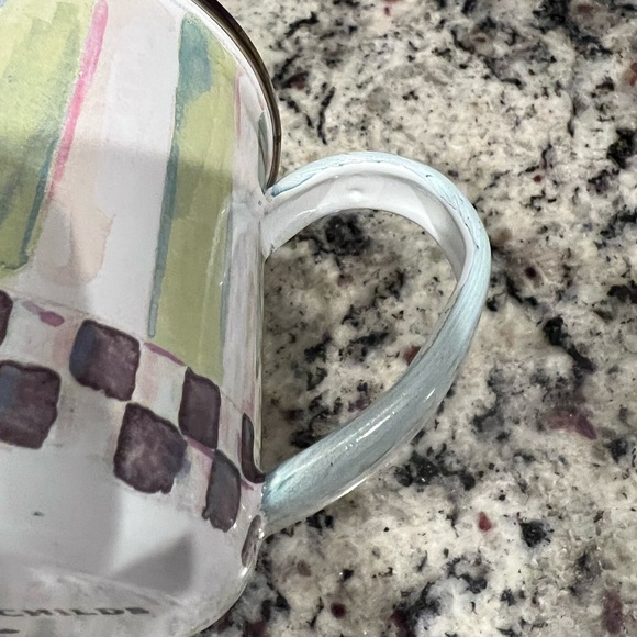 Mackenzie-Childs Enamel Frog Metal Cup. Vintage from before 2000. - Picture 7 of 11